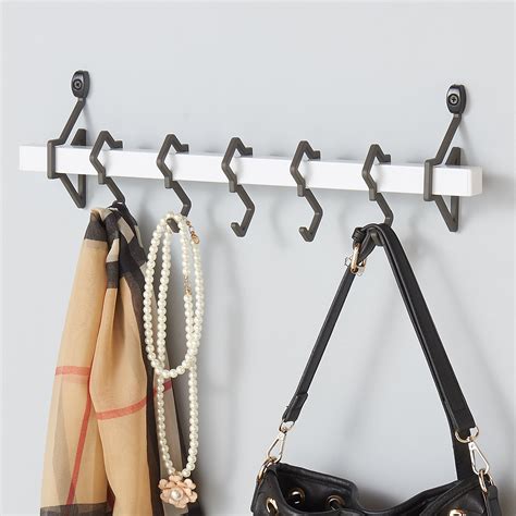 wall mounted metal coat rack